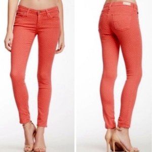 AG Pink & White Polka Dot Pants